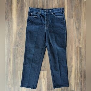 Vintage GWG Men's Dark Blue Jeans